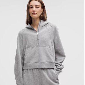 LULULEMON Scuba Oversized Half-Zip Hoodie in Grey